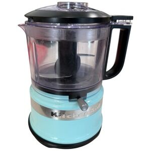 KitchenAid KFC3516IC 3.5 Cup Food Chopper Ice Blue Tested Working